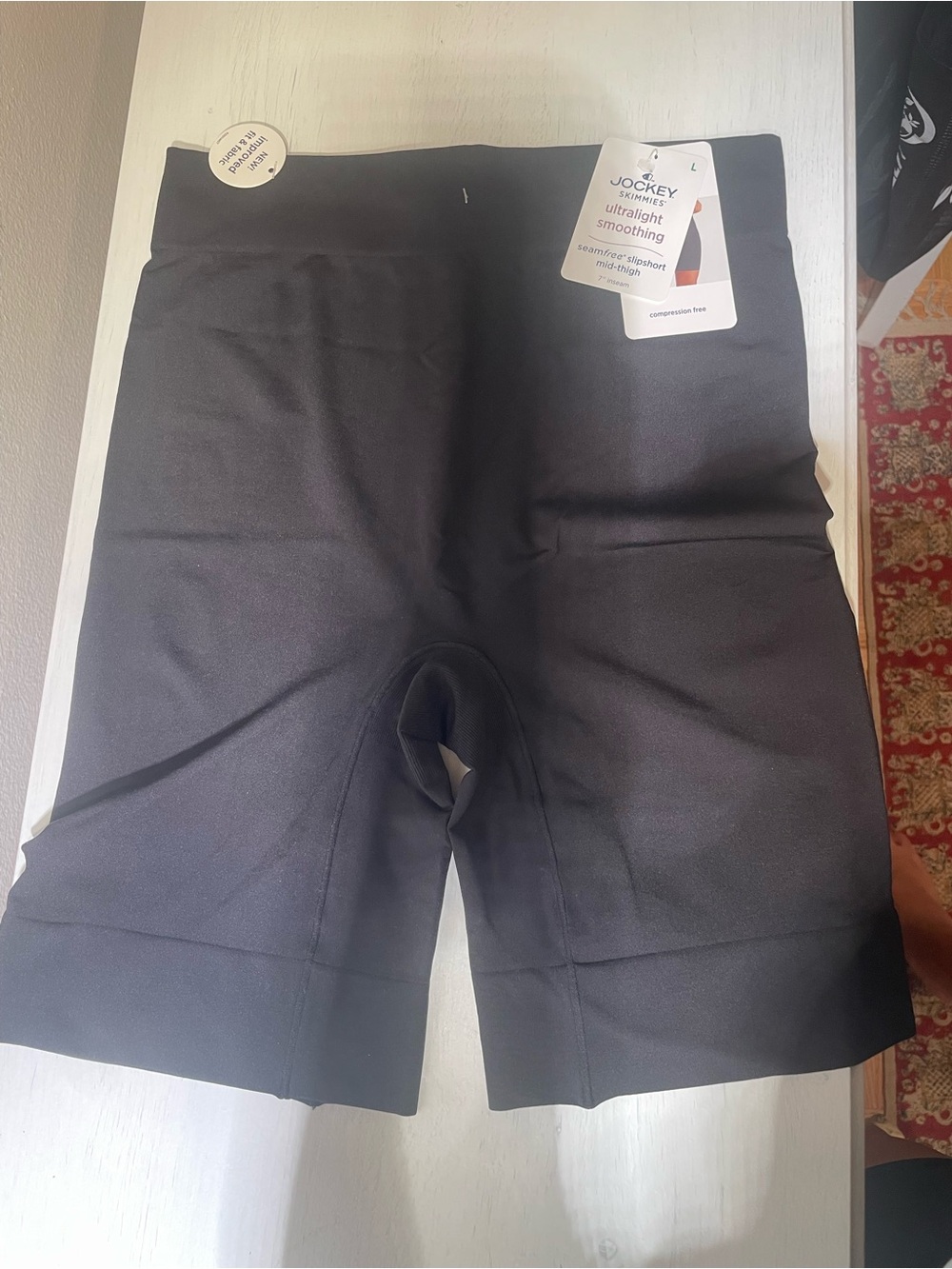 Jockey Skimmies Ultralight Smoothing Shorts Black